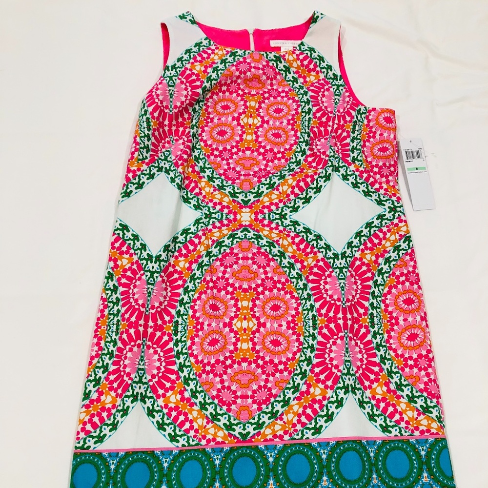 London Times Sleeveless Brightly Colored Dress